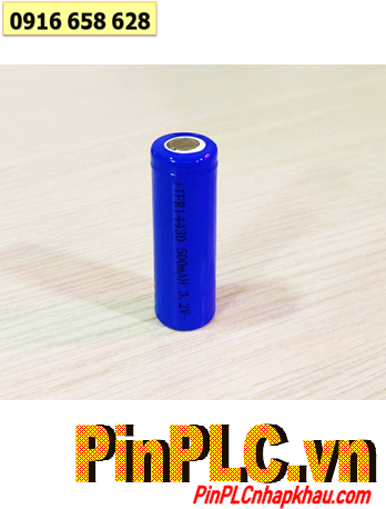 IFR14330, Pin sạc 3.2v LifePO4 Pin Lithium-iOn Phosphate IFR14330 500mAh /Nhận bấm ghép pin IFR14330, Pin sạc 3.2v LifePO4 Pin Lithium-iOn Phosphate IFR14330 500mAh /Nhận bấm ghép pin